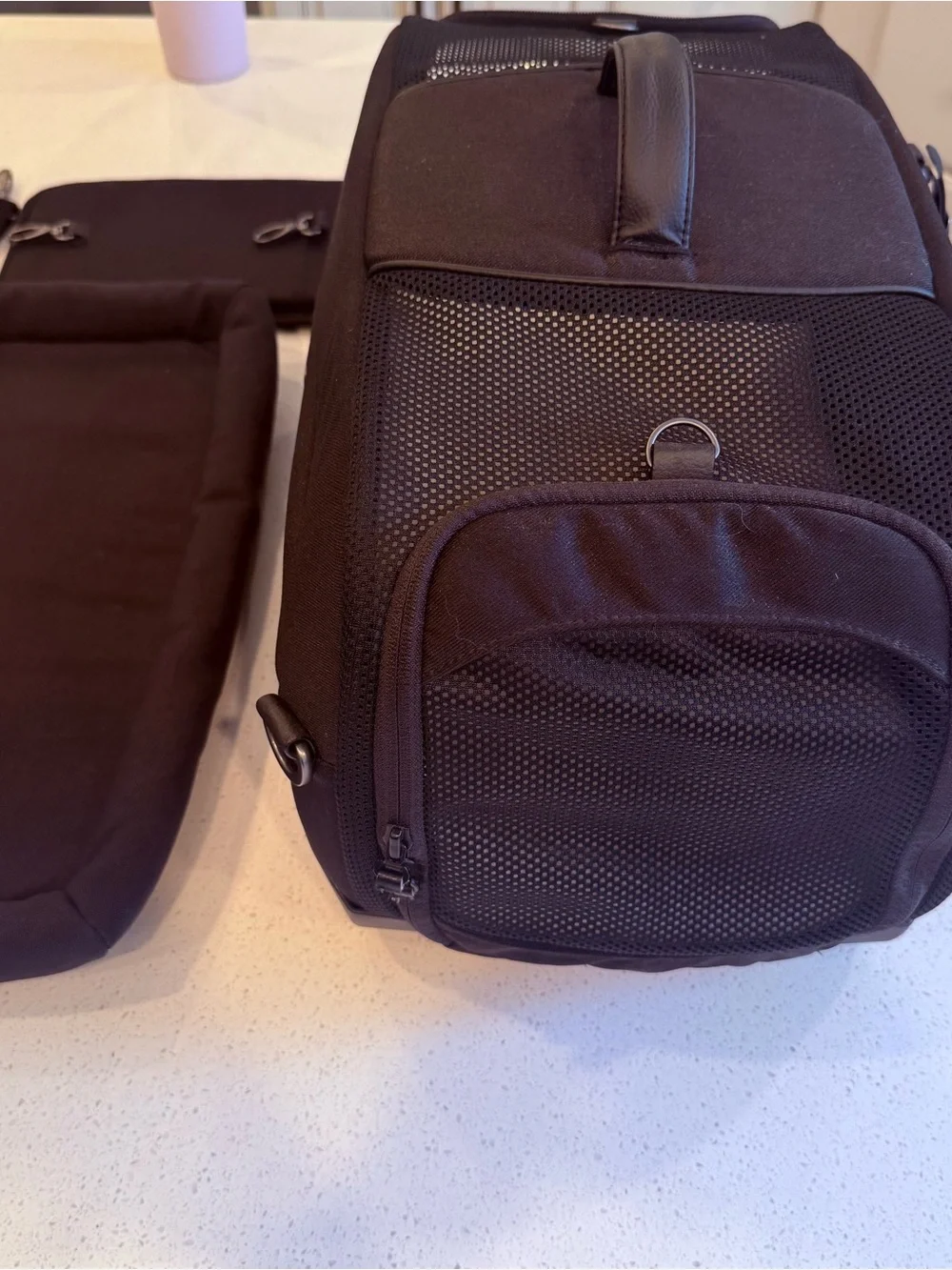 TAVO PETS Dupree II Black Airline Carry-On Pet Carrier and Car Seat